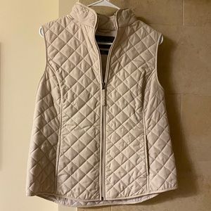 Cream Vest Jacket